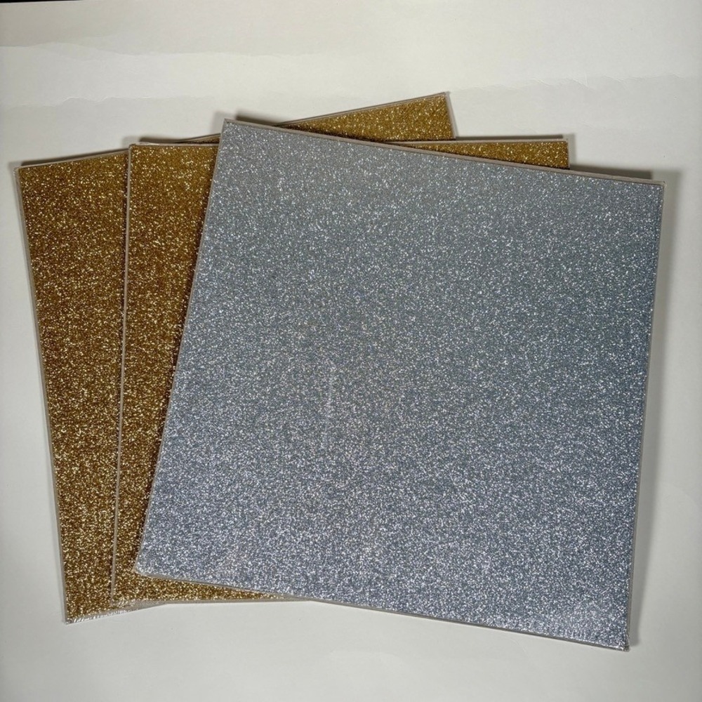 Stampin Up Gold & Silver‎ Glimmer Paper 12x12 Cardstock 3 Packs 6 Sheets Total